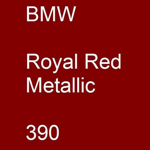 BMW, Royal Red Metallic, 390.